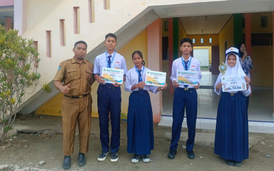 Panen Prestasi, SMP Negeri 1 Mepanga Borong Juara O2SN dan FLS3N Tingkat Kabupaten Parigi Moutong 2026